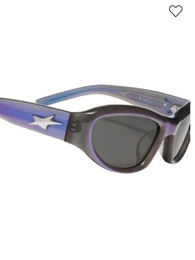 GENTLE MONSTER Blue-Purple Gradient Cat-Eye Sunglasses
